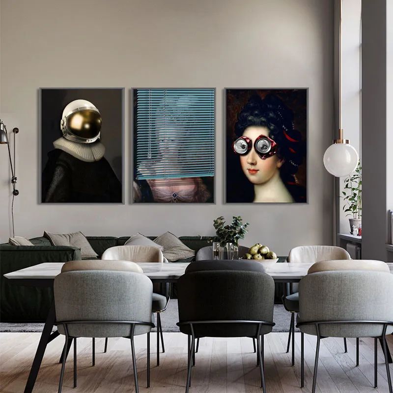 Funny Rabbit Ears Can Glasses Women Painting Modern Abstract Alien Helmet Wall Art Canvas Poster Living Room Home Decoration
Funny Rabbit Ears Can Glasses Women Painting Modern Abstract Alien Helmet Wall Art Canvas Poster Living Room Home Decoration