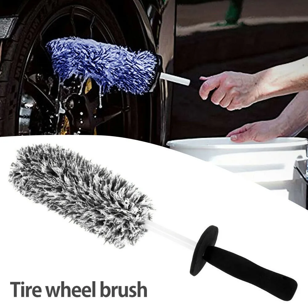 Long Wheel Brush Car Beauty Accessories Auto Detailing Cleaning Brushes For Car Wheel Hubs Tire Rims Spokes Cleaning
Long Wheel Brush Car Beauty Accessories Auto Detailing Cleaning Brushes For Car Wheel Hubs Tire Rims Spokes Cleaning
