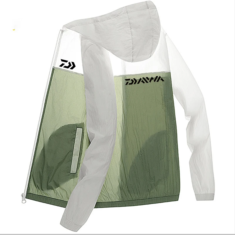 DAIWA Fishing Sunscreen Jacket 2020 Summer Outdoor Color Matching Thin Sunscreen Clothing Men's Slim Hooded Trench Coat
DAIWA Fishing Sunscreen Jacket 2020 Summer Outdoor Color Matching Thin Sunscreen Clothing Men's Slim Hooded Trench Coat