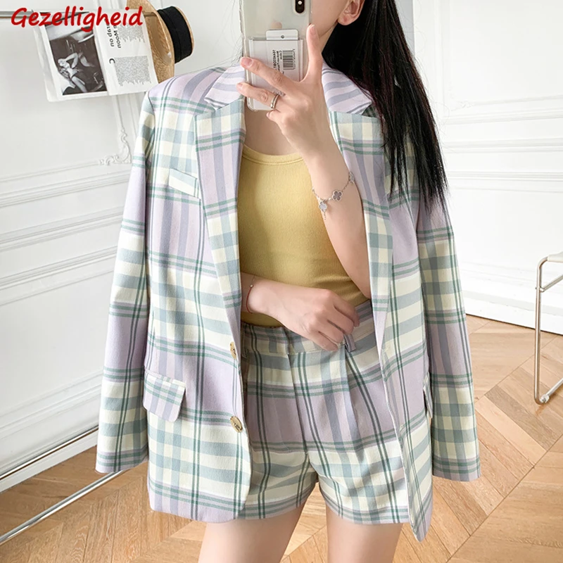 Gezelligheid Casual Blazer 2021 Autumn Spring Slim Linen Tops Fashion Plaid Female Outerwear Loose Suit Jacket
Gezelligheid Casual Blazer 2021 Autumn Spring Slim Linen Tops Fashion Plaid Female Outerwear Loose Suit Jacket