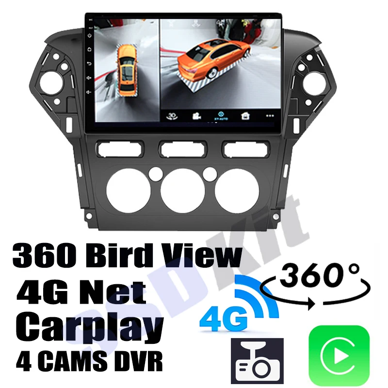 Автомобильная аудиосистема GPS Carplay DVR 360 Birdview около 4G Android система для Ford Mondeo 2006 ~ 2013
Автомобильная аудиосистема GPS Carplay DVR 360 Birdview около 4G Android система для Ford Mondeo 2006 ~ 2013