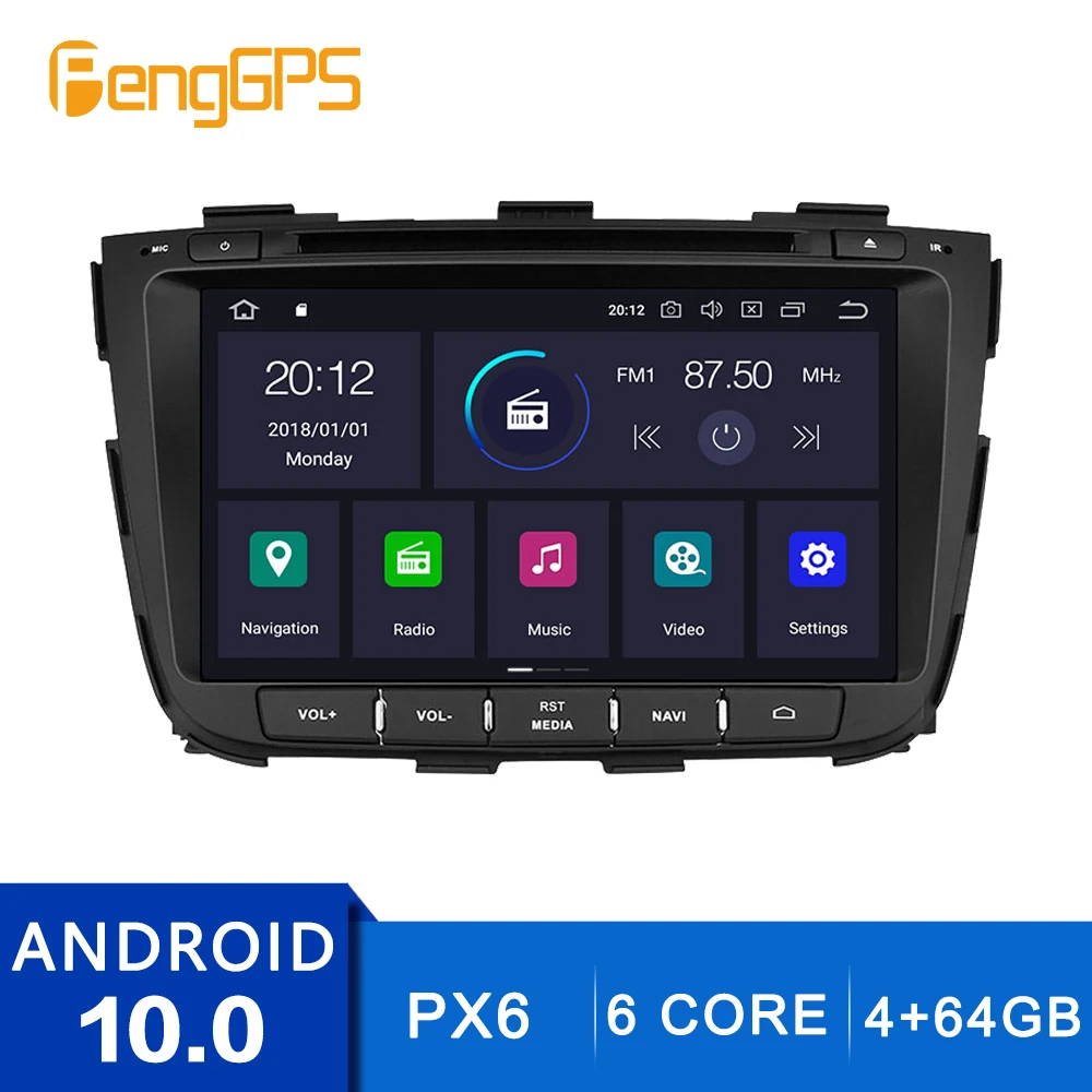 Android 10.0 GPS-навигация для Kia Sorento 2013 2014 Venga сенсорный экран мультимедийный Головной блок DVD-плеер FM AM радио с Carplay
Android 10.0 GPS-навигация для Kia Sorento 2013 2014 Venga сенсорный экран мультимедийный Головной блок DVD-плеер FM AM радио с Carplay