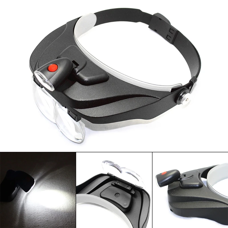 Practical Multifunctional Head Mounted Magnifying Glass for Reading Repair Maintenance Inspection Exquisite Workmanship
Practical Multifunctional Head Mounted Magnifying Glass for Reading Repair Maintenance Inspection Exquisite Workmanship