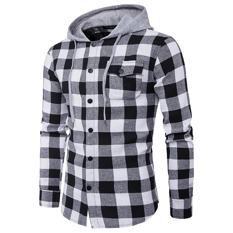 ZZOGAA Men's Coats LatticeHoodies Printing Tide Casual Buttons Pullover Hooded Collar Sweatshirts Cotton Clothes Lounge Wear
ZZOGAA Men's Coats LatticeHoodies Printing Tide Casual Buttons Pullover Hooded Collar Sweatshirts Cotton Clothes Lounge Wear