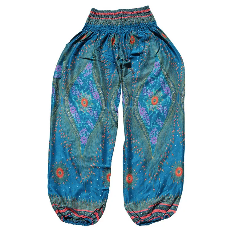 Bohemia Folkcustom Woman Floral Print Elastici High Waist Harem Pants Thailand Female Loose Casual Pantalones Mujer Cintura Alta
Bohemia Folkcustom Woman Floral Print Elastici High Waist Harem Pants Thailand Female Loose Casual Pantalones Mujer Cintura Alta