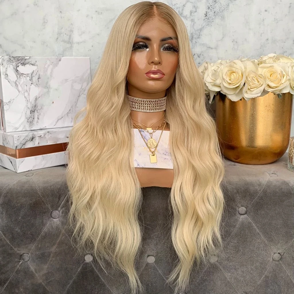 Ombre Light Roots 613 Blonde Body Wave 13x4 Transparent Lace Front Human Hair Wigs with Baby Hair 200Density Glueless Remy Hair
Ombre Light Roots 613 Blonde Body Wave 13x4 Transparent Lace Front Human Hair Wigs with Baby Hair 200Density Glueless Remy Hair