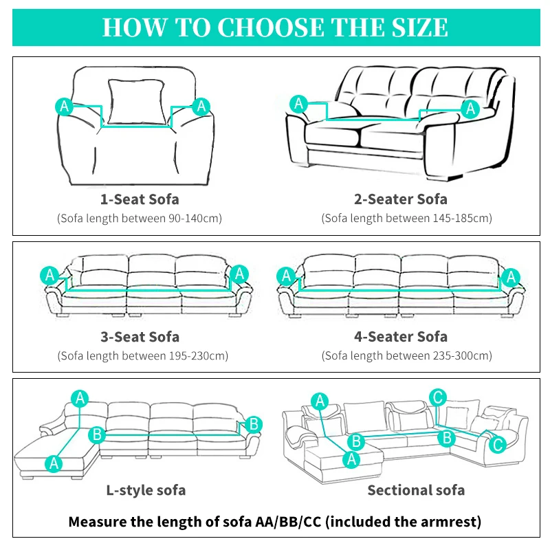 1/2/3/4 Seater Sofa Cover Waterproof stretch all-inclusive thickened European-style home fabric combination non-slip sofa cover
1/2/3/4 Seater Sofa Cover Waterproof stretch all-inclusive thickened European-style home fabric combination non-slip sofa cover