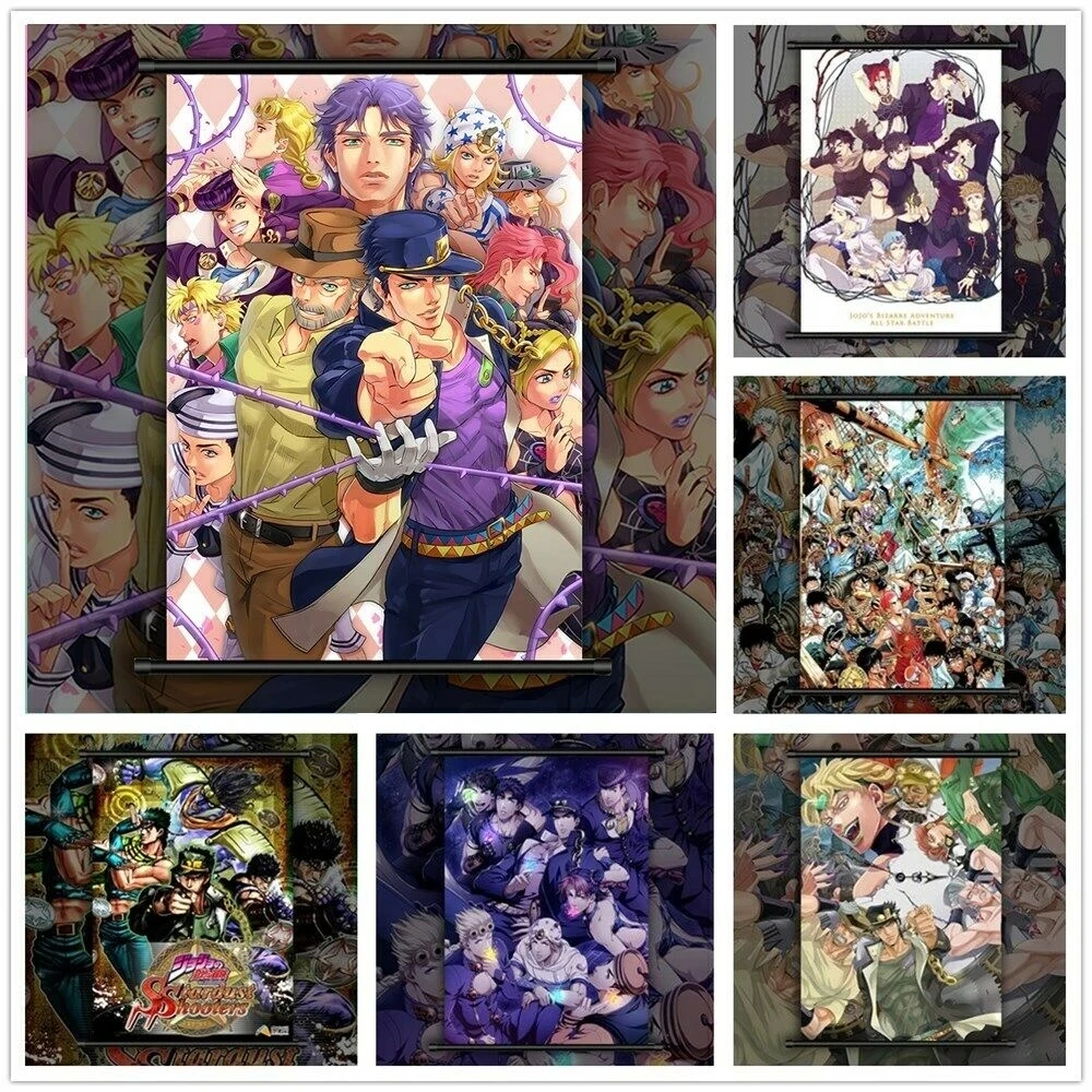 Wall Art Canvas Picture JoJo's Bizarre Adventure Poster Plastic Scroll Anime Hanging Painting Print Home Decoration Living Room
Wall Art Canvas Picture JoJo's Bizarre Adventure Poster Plastic Scroll Anime Hanging Painting Print Home Decoration Living Room