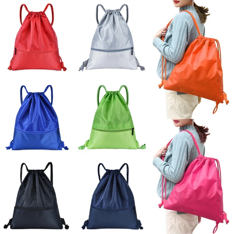 Unisex Portable Drawstring Bag With Big Pocket Sports School Travel Gym Lightweight Backpack
Unisex Portable Drawstring Bag With Big Pocket Sports School Travel Gym Lightweight Backpack