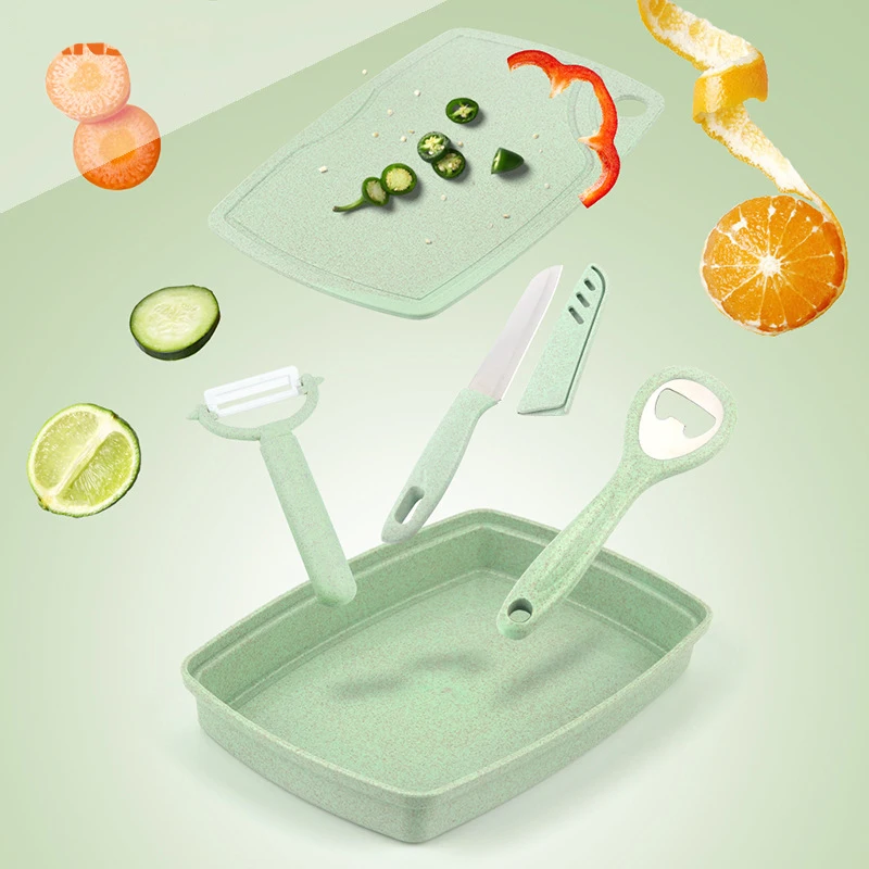 5Pcs BBQ Camping Stainless Steel Knives Set Tool Peeler Chef Knife Cutting Board Wheat Stalk Fruit Tray Storage Box
5Pcs BBQ Camping Stainless Steel Knives Set Tool Peeler Chef Knife Cutting Board Wheat Stalk Fruit Tray Storage Box