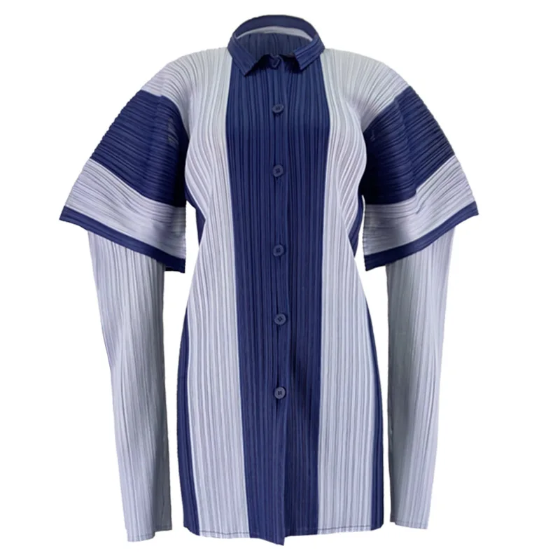 TVVOVVIN Pleated Women's Two-piece Set Spring 2021 New Fashion Stripe Long Sleeve Top Elasticity Pleated Pants 0O9T
TVVOVVIN Pleated Women's Two-piece Set Spring 2021 New Fashion Stripe Long Sleeve Top Elasticity Pleated Pants 0O9T