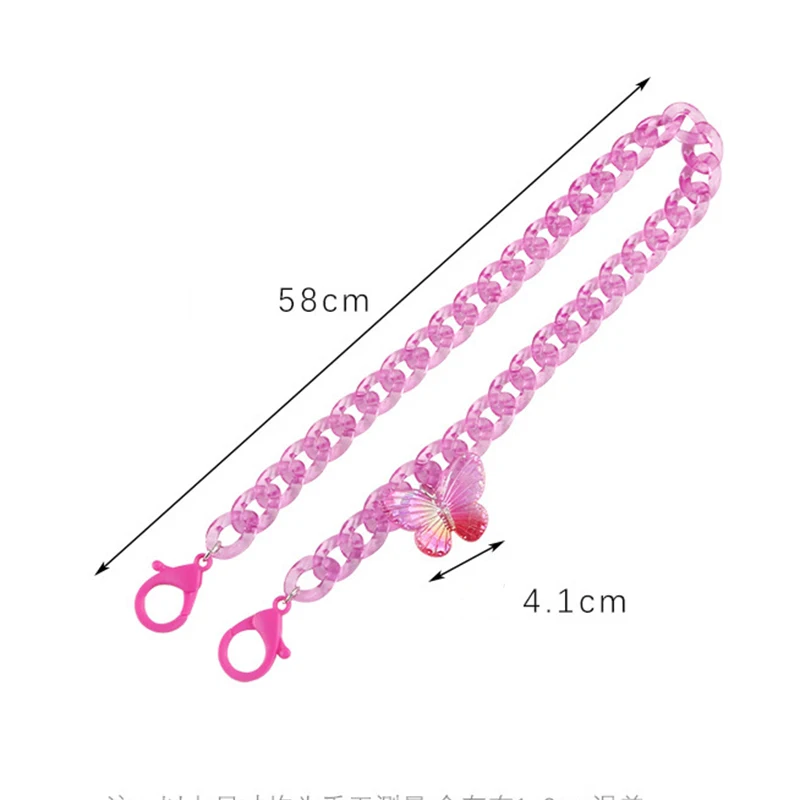 Fashion Eyeglass Chains For Women Wide Acrylic Chains Anti-slip Adjustable Eyewear Cord Holder Neck Strap Reading Glasses Rope
Fashion Eyeglass Chains For Women Wide Acrylic Chains Anti-slip Adjustable Eyewear Cord Holder Neck Strap Reading Glasses Rope