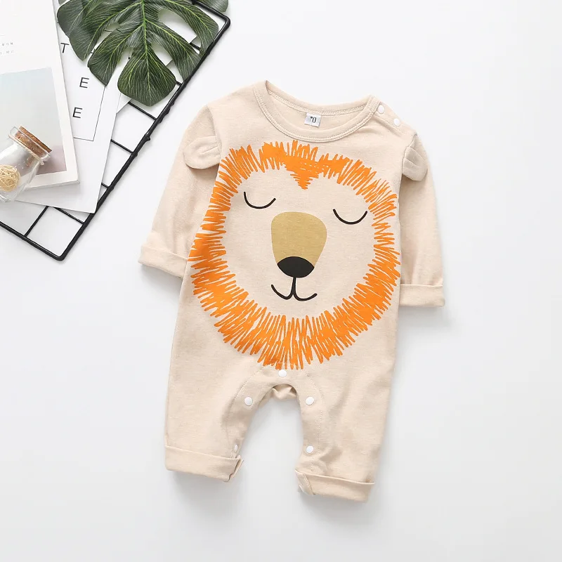 Baby Boys Rompers Cotton Long Sleeve Lion Dog Animal Jumpsuit Infant Clothing Spring Autumn Newborn Cotton Baby Clothes
Baby Boys Rompers Cotton Long Sleeve Lion Dog Animal Jumpsuit Infant Clothing Spring Autumn Newborn Cotton Baby Clothes