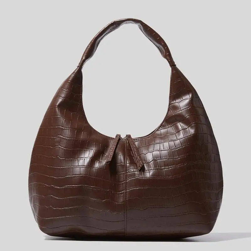 Vintage Crocodile Print Underarm Shoulder Bag Ladies Luxury Brand Pu Leather Handbag Woman Designer Simple Solid Women Tote Bag
Vintage Crocodile Print Underarm Shoulder Bag Ladies Luxury Brand Pu Leather Handbag Woman Designer Simple Solid Women Tote Bag