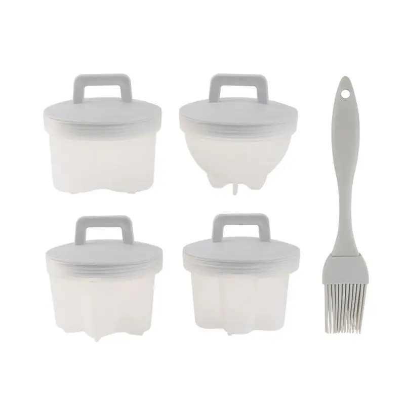 Silicone Eggs Poacher Poaching Cooking Tools Accessory Pods Pan Mould Kitchen Gadget Eggs Poacher Poaching 4Pcs Kitchen Supplies
Silicone Eggs Poacher Poaching Cooking Tools Accessory Pods Pan Mould Kitchen Gadget Eggs Poacher Poaching 4Pcs Kitchen Supplies
