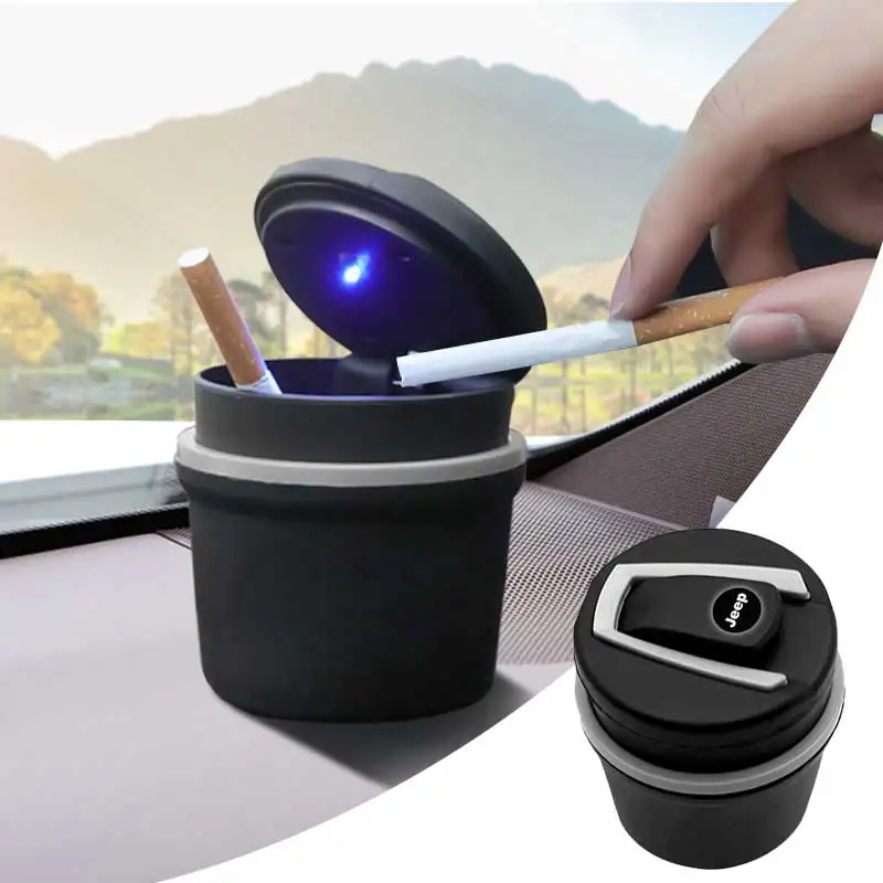 1pcs Car Styling Flame Retardant LED Light Ashtray for Jeep Renegade Wrangler JK Grand Cherokee XJ Willys Compass Command
1pcs Car Styling Flame Retardant LED Light Ashtray for Jeep Renegade Wrangler JK Grand Cherokee XJ Willys Compass Command