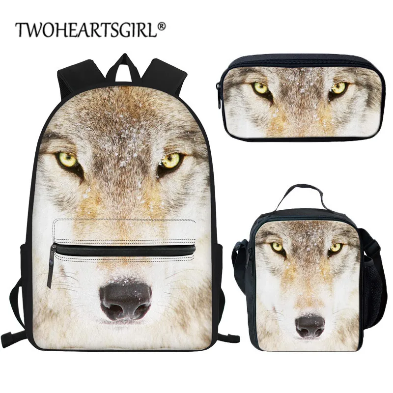 Twoheartsgirl 3Pcs/Set Printing Wild Wolf Backpack for Boys Children School Back Pack Kids Cool Animal Lightweight Rucksack
Twoheartsgirl 3Pcs/Set Printing Wild Wolf Backpack for Boys Children School Back Pack Kids Cool Animal Lightweight Rucksack