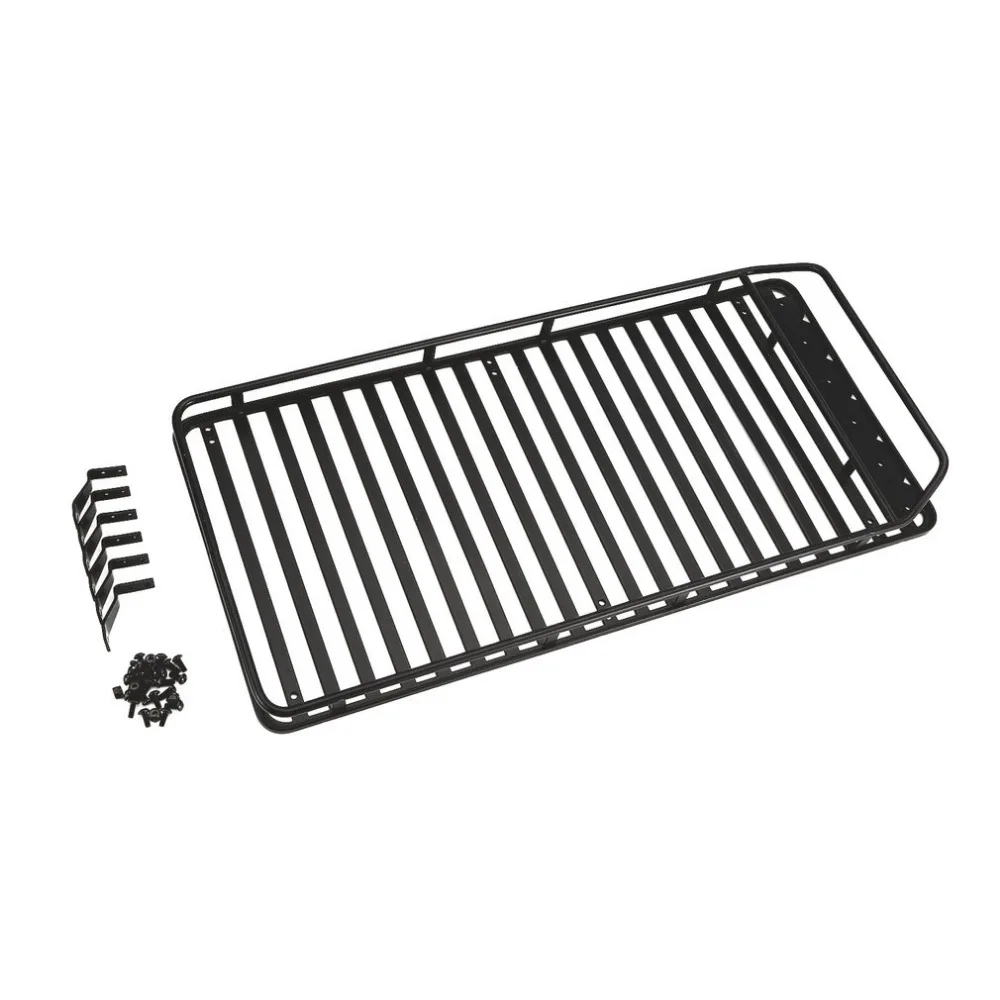 Металлический багажник на крышу, багажник с для 1/10 машинок на радиоуправлении SCX10 RC4WD D90, внедорожник для скалолазания, Радиоуправляемый автомобиль, запасные части, аксессуары, компоненты 
Металлический багажник на крышу, багажник с для 1/10 машинок на радиоуправлении SCX10 RC4WD D90, внедорожник для скалолазания, Радиоуправляемый автомобиль, запасные части, аксессуары, компоненты