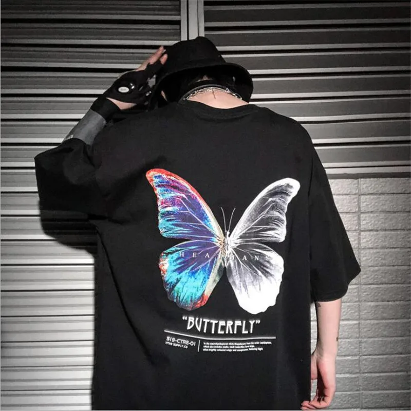 Large size L-4XL T-Shirt Oversize Fashion Streetwear For Men and Women Color Butterfly Tshirt Short Sleeve Cotton T-Shirt
Large size L-4XL T-Shirt Oversize Fashion Streetwear For Men and Women Color Butterfly Tshirt Short Sleeve Cotton T-Shirt