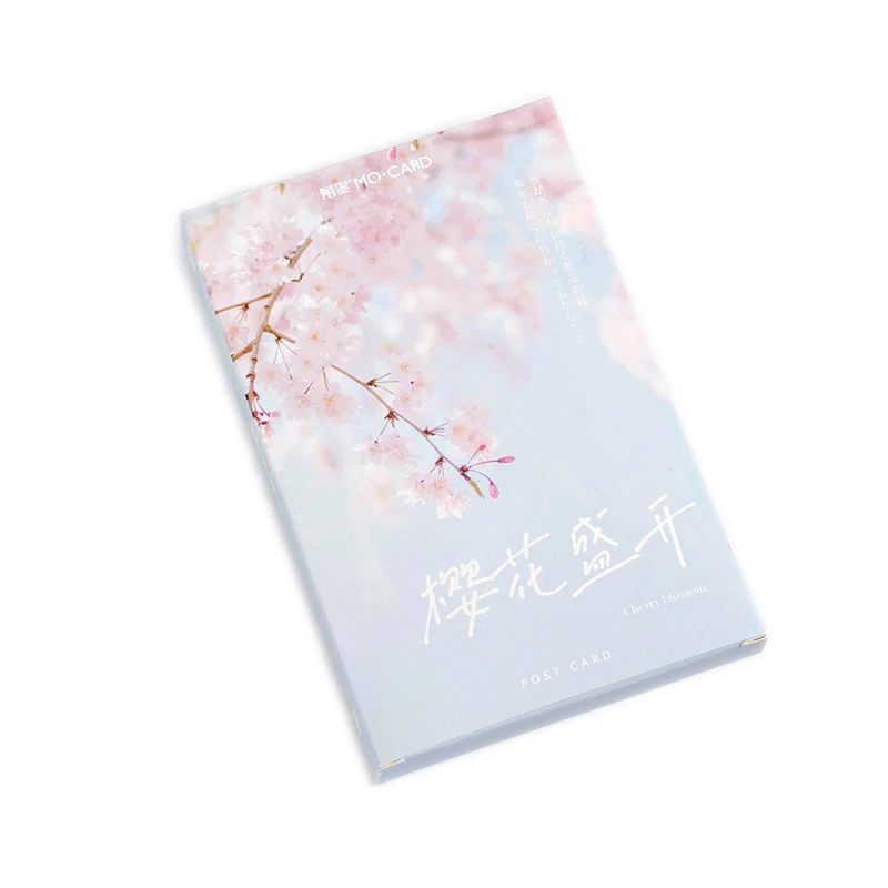 30 Pcs/Set Japanese Cherry Blossoms Postcard INS Style Blessing Greeting Cards DIY Journal Decoration Stationery 
30 Pcs/Set Japanese Cherry Blossoms Postcard INS Style Blessing Greeting Cards DIY Journal Decoration Stationery