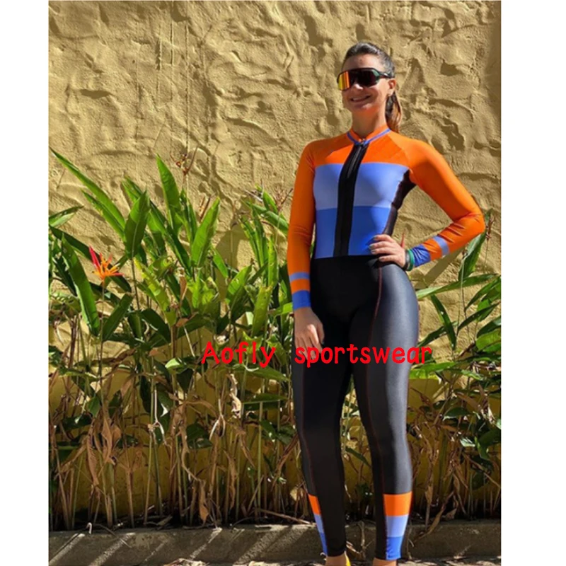 2020 Women's Long Triathlon Clothing Cycling Skinsuit Maillot Ropa Ciclismo Go Pro Gel Pad Bicycle Jersey Sets Jumpsuit Kit
2020 Women's Long Triathlon Clothing Cycling Skinsuit Maillot Ropa Ciclismo Go Pro Gel Pad Bicycle Jersey Sets Jumpsuit Kit