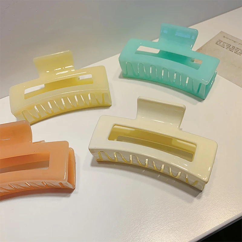 Elegant Temperament Women Claw Hair Clip Plastic Solid Color Multi-function Shark Clip Hair Accessories
Elegant Temperament Women Claw Hair Clip Plastic Solid Color Multi-function Shark Clip Hair Accessories