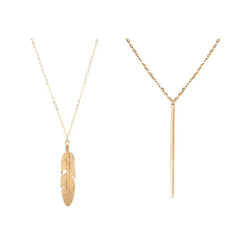 Very simple pure color plumage and metal bar combination pendant necklace, love does not separate lovers style tassel necklace
Very simple pure color plumage and metal bar combination pendant necklace, love does not separate lovers style tassel necklace