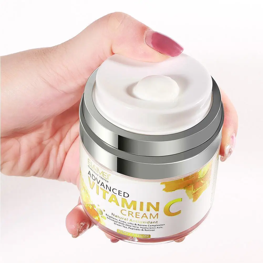 50g Vitamin C Moisture Cream VC Whitening Brightening Aging Crease Anti Cream Anti Fade Repair Skin Freckles Face Care Face P2L6
50g Vitamin C Moisture Cream VC Whitening Brightening Aging Crease Anti Cream Anti Fade Repair Skin Freckles Face Care Face P2L6