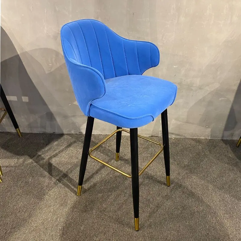Modern popular luxury velvet or leather with brass metal leg modern hotel cafe restaurant bar stool chairs Commercial Furniture
Modern popular luxury velvet or leather with brass metal leg modern hotel cafe restaurant bar stool chairs Commercial Furniture