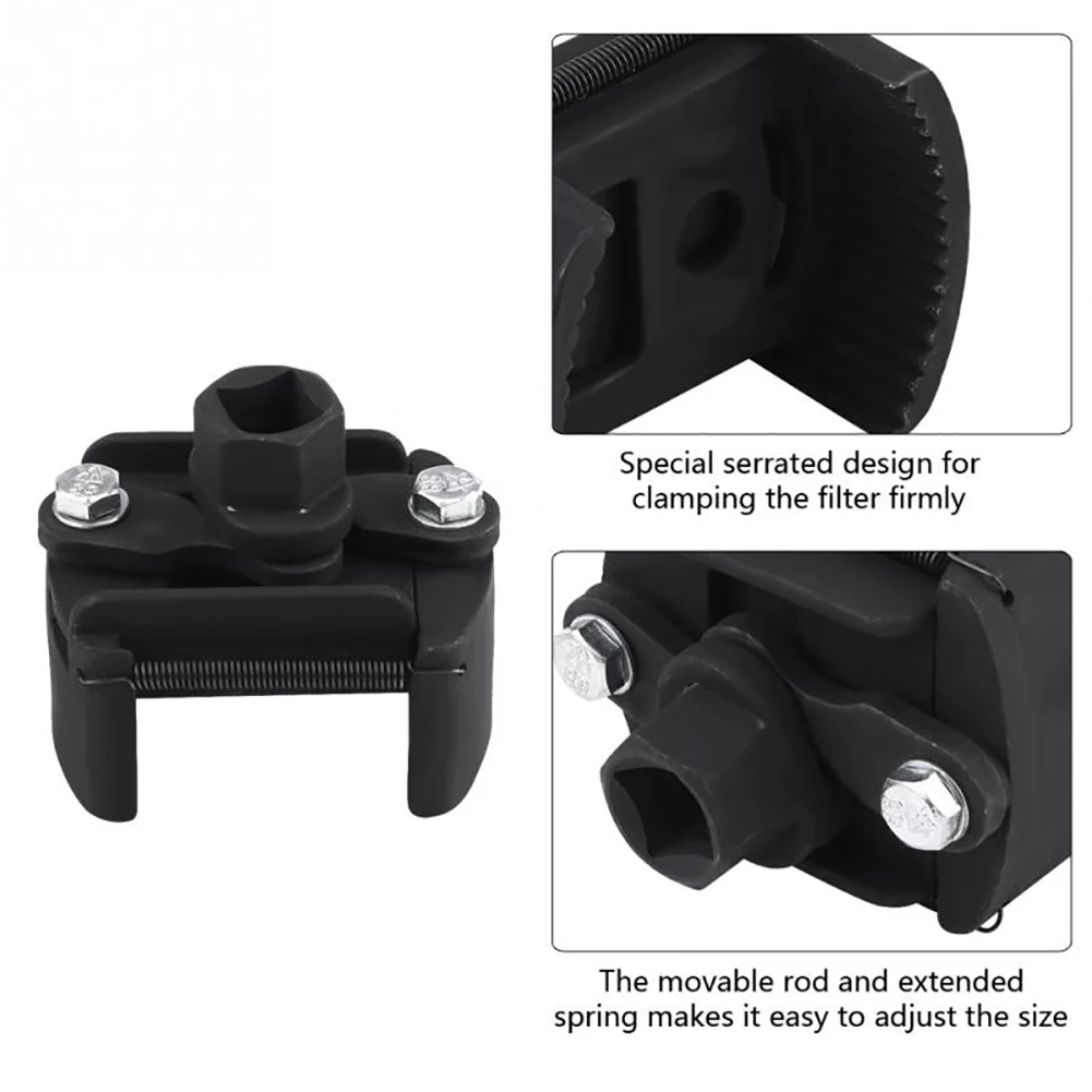 60mm-80mm Metal Adjustable 2 Jaw Oil Fuel Filter Wrench Remover Removal Tool Oil Fuel Filter Wrench Remover Removal Tool Oil Fue
60mm-80mm Metal Adjustable 2 Jaw Oil Fuel Filter Wrench Remover Removal Tool Oil Fuel Filter Wrench Remover Removal Tool Oil Fue