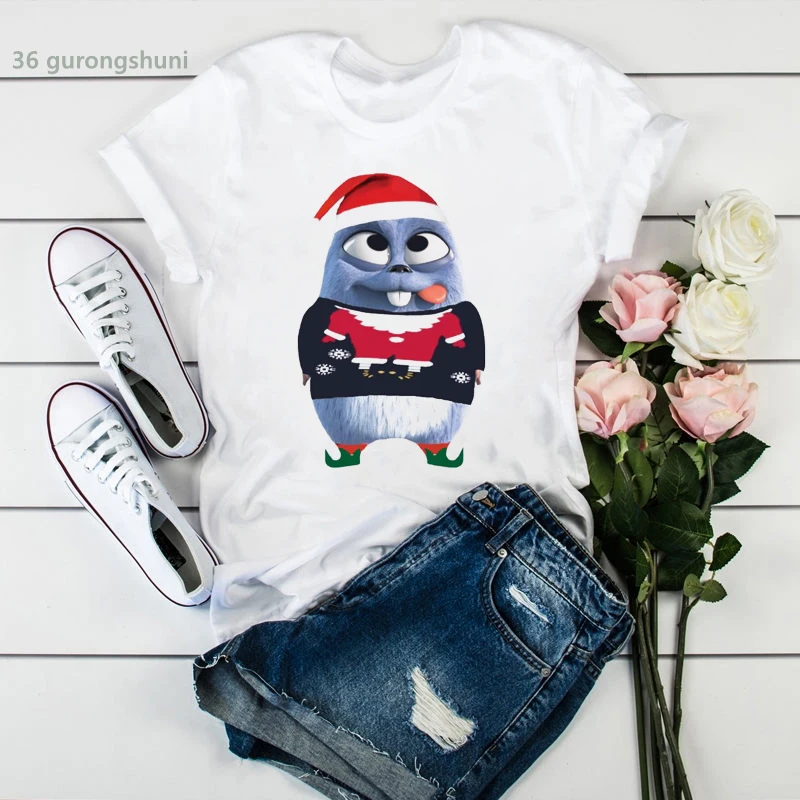 New women t-shirt cartoon sunshine grizzly animal print t shirt femme cute Christmas lemming Harajuku tshirt camiseta mujer tops
New women t-shirt cartoon sunshine grizzly animal print t shirt femme cute Christmas lemming Harajuku tshirt camiseta mujer tops