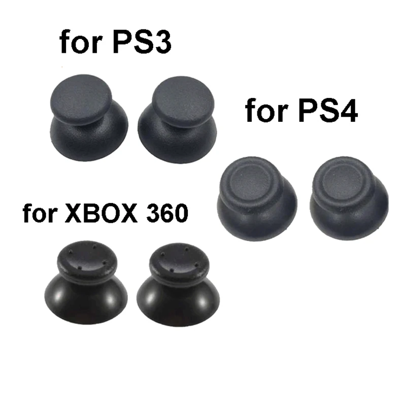 4Pcs Analog Joystick Thumb Stick Grip Cap for Sony PlayStation Dualshock 3/4 PS3 PS4 Xbox 360 Joypad Controller Thumbsticks | Электроника