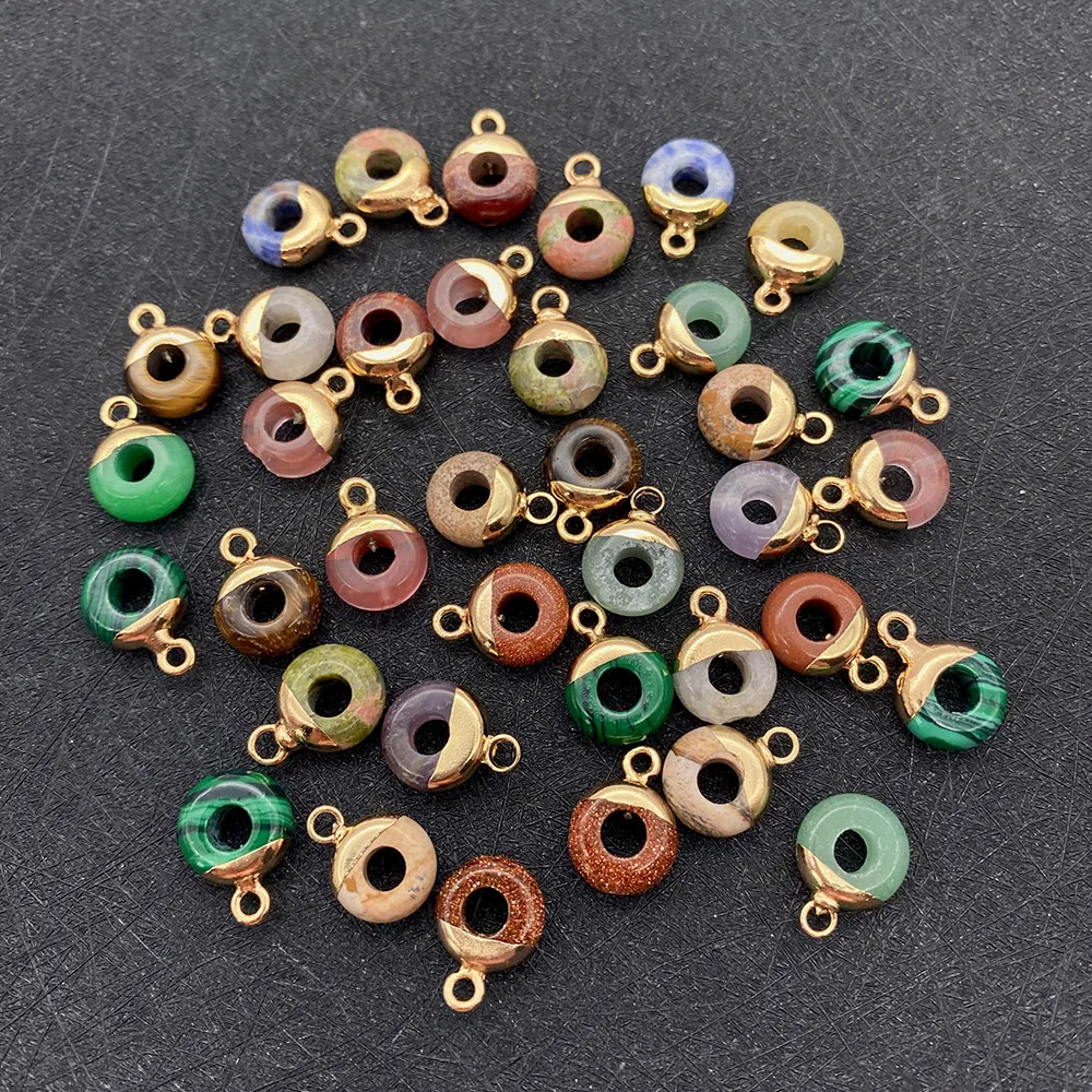 Natural Stone Pendant Faceted Circle Colorful Electroplating Process Necklace Bracelet Accessories Pendant Jewelry Exquisite
Natural Stone Pendant Faceted Circle Colorful Electroplating Process Necklace Bracelet Accessories Pendant Jewelry Exquisite