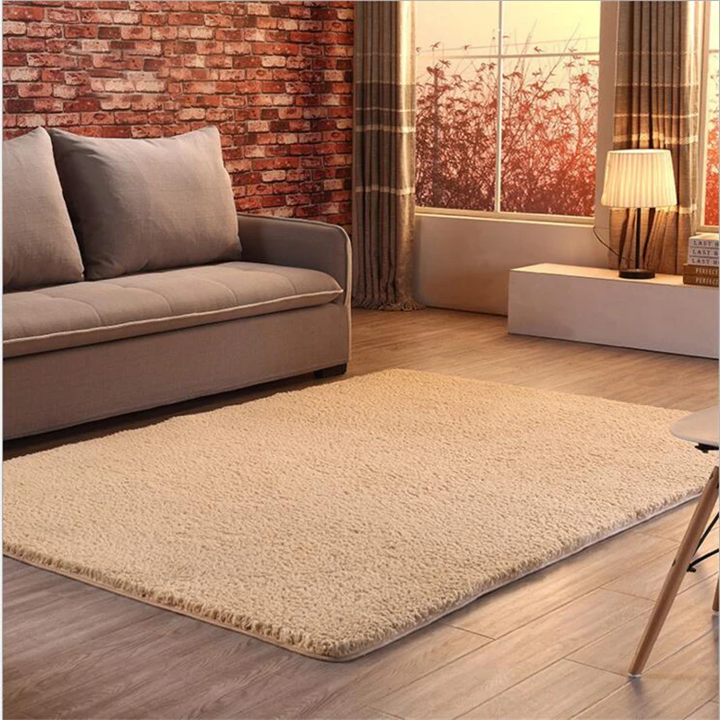Soft Thicker Shaggy Long Hair Simple Large Carpets For Living Room Bedroom Rugs Home Carpet Japanese Style Floor Rug Door Mat
Soft Thicker Shaggy Long Hair Simple Large Carpets For Living Room Bedroom Rugs Home Carpet Japanese Style Floor Rug Door Mat