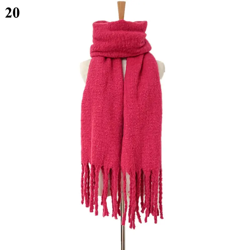 190cm*50cm Solid Color Scarves Imitation Cashmere Warm Shawl Wraps Thicken Polyester Tassel Long Scarf Autumn Winter Scarves
190cm*50cm Solid Color Scarves Imitation Cashmere Warm Shawl Wraps Thicken Polyester Tassel Long Scarf Autumn Winter Scarves