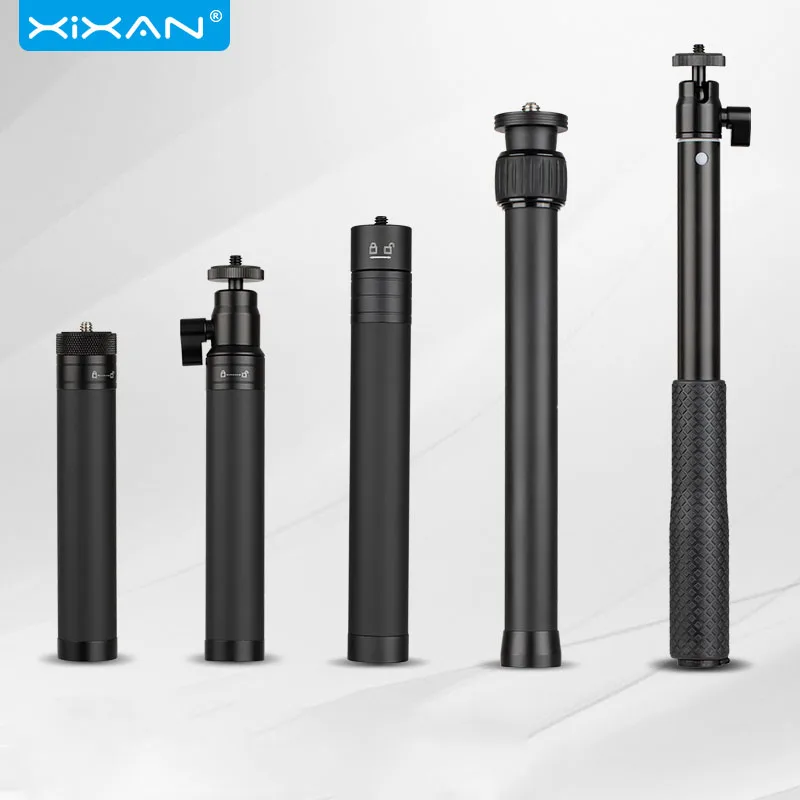 Professional Tripod Extension Rod Metal Handheld 1/4 3/8 Inch Screw Mount Monopod Adapter for SLR Camera Phone Selfie Stabilizer
Professional Tripod Extension Rod Metal Handheld 1/4 3/8 Inch Screw Mount Monopod Adapter for SLR Camera Phone Selfie Stabilizer