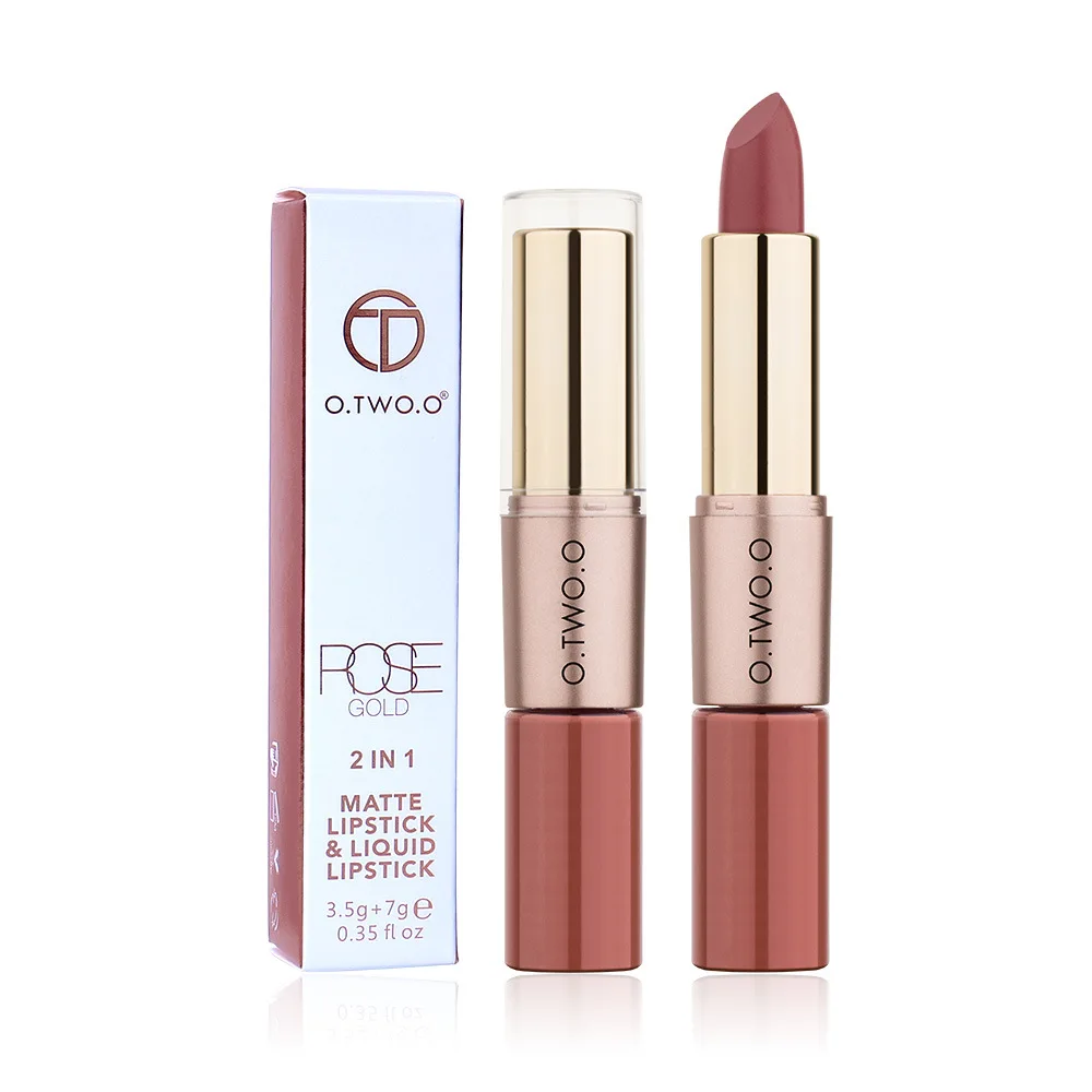 O.TWO.O 12 colors two-head non-stick cup matte lip gloss lipstick 2-in-1 waterproof lipstick long-lasting lipstick pencil
O.TWO.O 12 colors two-head non-stick cup matte lip gloss lipstick 2-in-1 waterproof lipstick long-lasting lipstick pencil