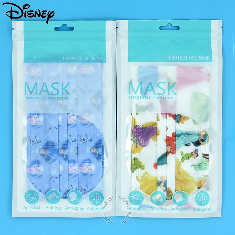 Disney Disposable Children's Mask Frozen Princess Cartoon Anime Filter Mask 3 Layer Dustproof Anti-Allergy Face Cover For Girls
Disney Disposable Children's Mask Frozen Princess Cartoon Anime Filter Mask 3 Layer Dustproof Anti-Allergy Face Cover For Girls