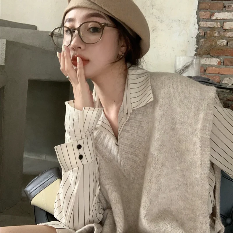 Oversize Women's Clothing 2021 New Casual Shirts Fashion Trend Korean Clothes Spring/Autumn +Sweater Pullover All-match Straight
Oversize Women's Clothing 2021 New Casual Shirts Fashion Trend Korean Clothes Spring/Autumn +Sweater Pullover All-match Straight