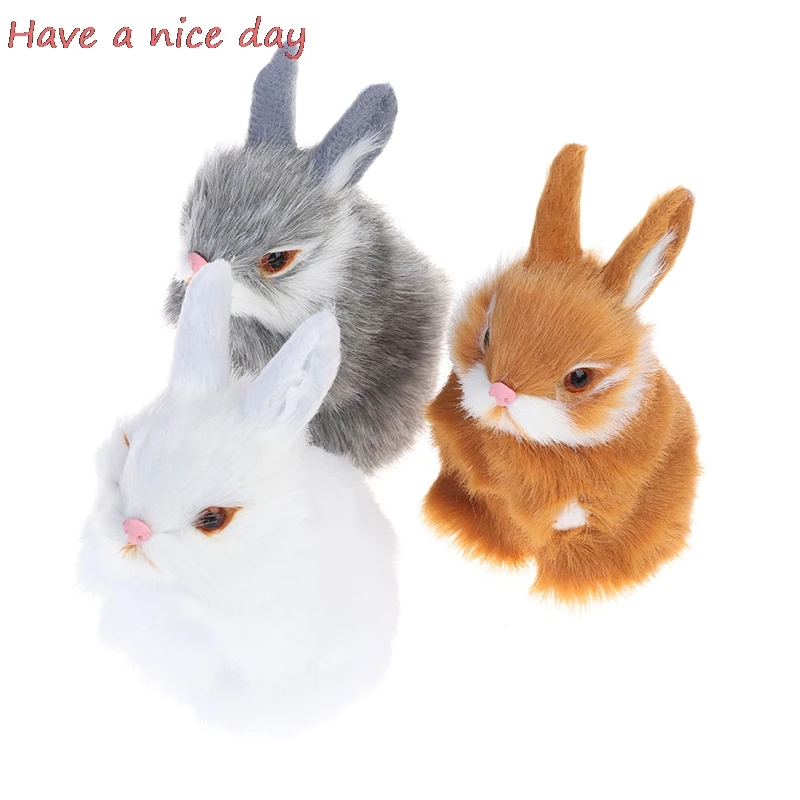 Mini Realistic Cute White Plush Rabbits Fur Lifelike Animal Easter Bunny Simulation Model Birthday Gift Rabbit Toy
Mini Realistic Cute White Plush Rabbits Fur Lifelike Animal Easter Bunny Simulation Model Birthday Gift Rabbit Toy