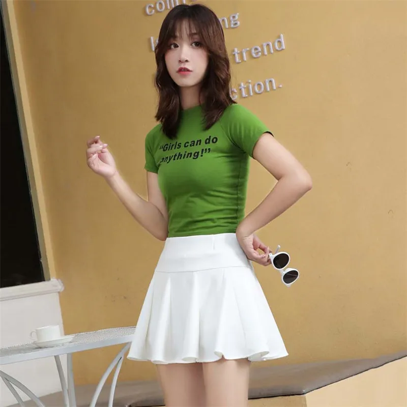2020 mini skirt mujer faldas woman skirts womens saias mulher femme jupes Solid color High waist Elasticity Japanese All-match
2020 mini skirt mujer faldas woman skirts womens saias mulher femme jupes Solid color High waist Elasticity Japanese All-match