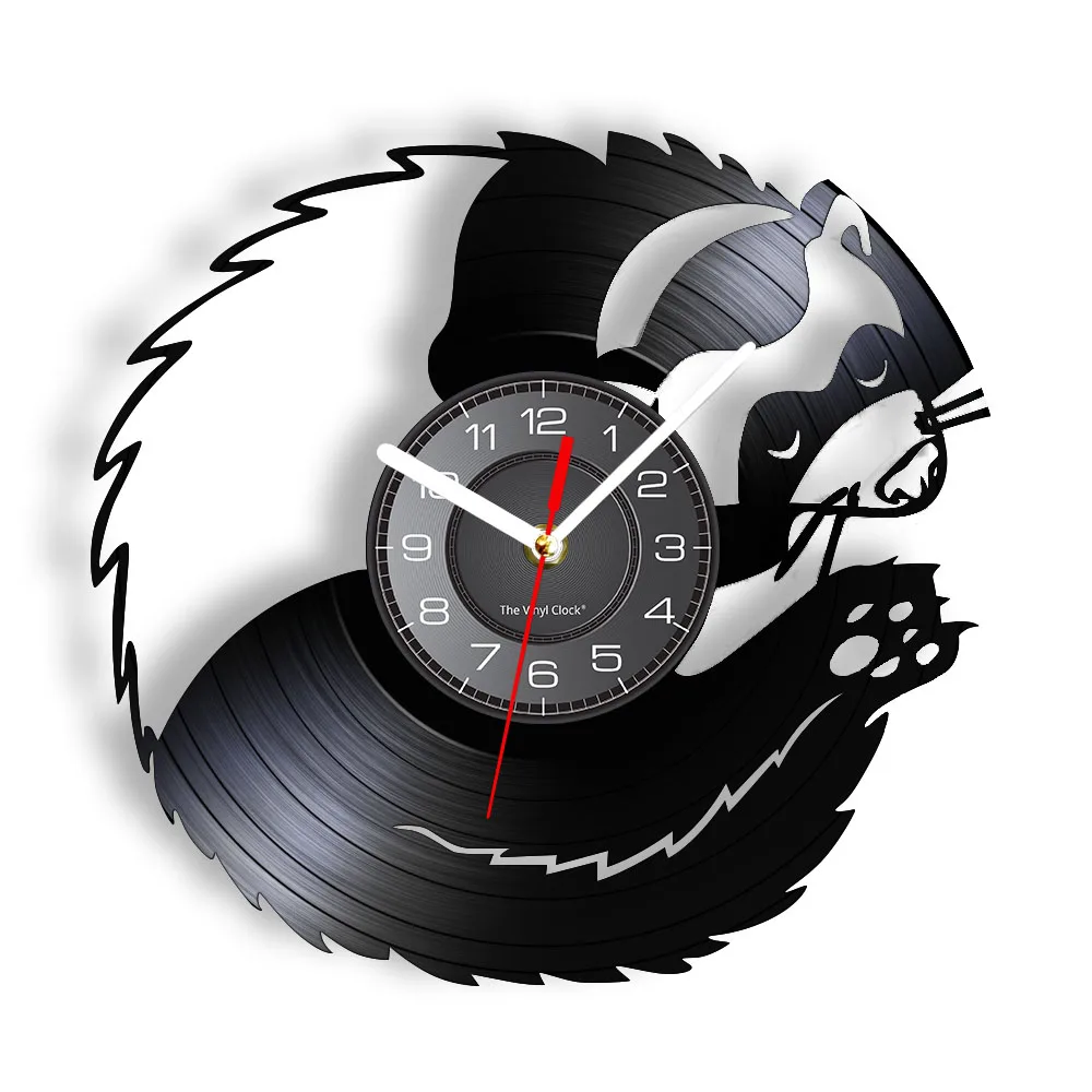 Wildlife Animal Ferret Vinyl Record Wall Clock Woodland Nursery Baby Room Decor Wall Watch Carved Gramophone Music Record Clock
Wildlife Animal Ferret Vinyl Record Wall Clock Woodland Nursery Baby Room Decor Wall Watch Carved Gramophone Music Record Clock