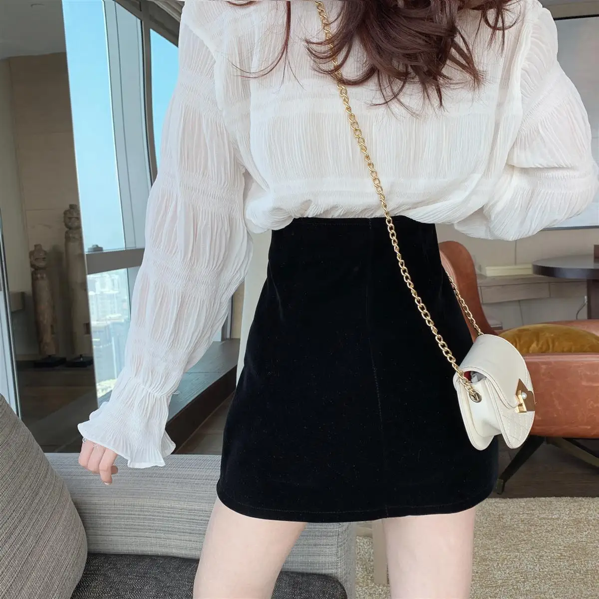 Black Gothic Skirts Women Elegant Beading Irregular Mini Skirt Female Office Lady Sequin Patchwork Korean Skirts Women 2020 New
Black Gothic Skirts Women Elegant Beading Irregular Mini Skirt Female Office Lady Sequin Patchwork Korean Skirts Women 2020 New