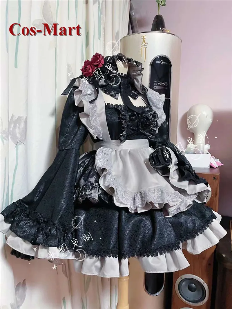

Cos-Mart Anime My Dress-Up Darling Kitagawa Marin Cosplay Costume Gorgeous Lolita Maid Dress Activity Party Role Play Clothing