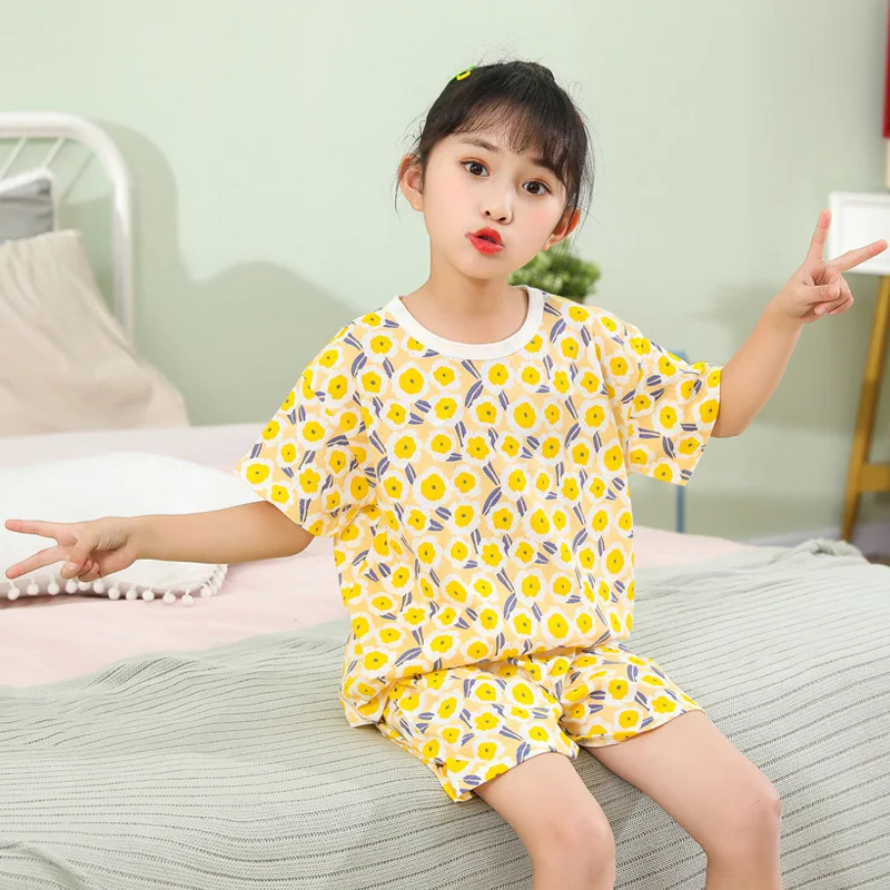 Girl Boys Pajamas Sets 2Pcs/Sets 2021 Printed Spring Summer Cotton Nightwear Homewear Sleepwear Underwear Children Clothing
Girl Boys Pajamas Sets 2Pcs/Sets 2021 Printed Spring Summer Cotton Nightwear Homewear Sleepwear Underwear Children Clothing