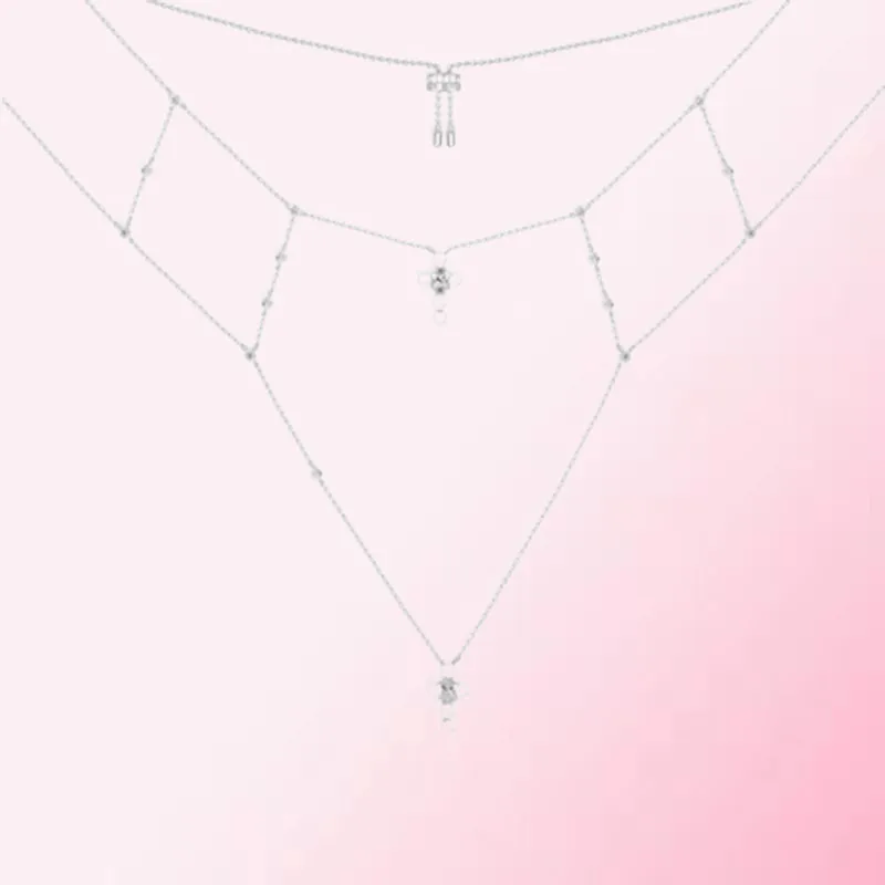 1:1 Make 925 Sterling Silver Custom Double-layer Pearl Adjustable Personality Fashion Necklace
1:1 Make 925 Sterling Silver Custom Double-layer Pearl Adjustable Personality Fashion Necklace