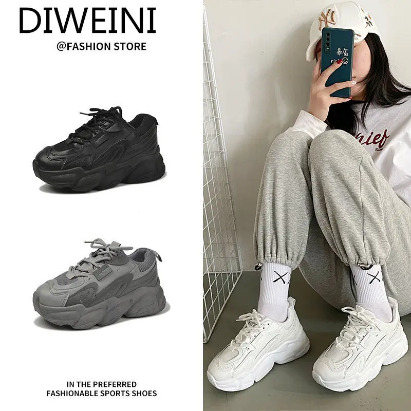 Women's Thick-soled Non-slip Sneakers Fashion New Women's Casual Comfortable Dad Shoes Running Shoes Women's Vulcanized Shoes
Women's Thick-soled Non-slip Sneakers Fashion New Women's Casual Comfortable Dad Shoes Running Shoes Women's Vulcanized Shoes