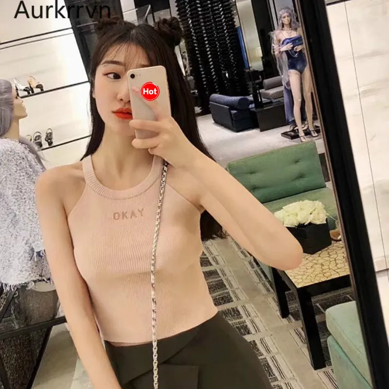 Aurkrrvn Round Neck Knitted Tank Tops Summer Womens Short Tops Crop Solid Skinny Female Tanks Strapless Sexy Ladies Vest Tops
Aurkrrvn Round Neck Knitted Tank Tops Summer Womens Short Tops Crop Solid Skinny Female Tanks Strapless Sexy Ladies Vest Tops