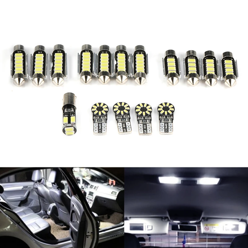 Комплект лампочек салона для Volkswagen Passat B5 B6 B7, 11/16 шт., идеально белые светодиодные с Canbus
Комплект лампочек салона для Volkswagen Passat B5 B6 B7, 11/16 шт., идеально белые светодиодные с Canbus