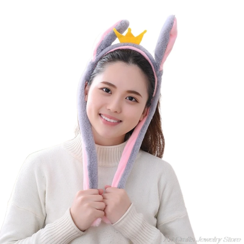 Novelty Funny Moving Jumping Bunny Ears Headband Cartoon Rabbit Crown Plush Hair Hoop Ear Warmer Festival Party Props A20 21
Novelty Funny Moving Jumping Bunny Ears Headband Cartoon Rabbit Crown Plush Hair Hoop Ear Warmer Festival Party Props A20 21